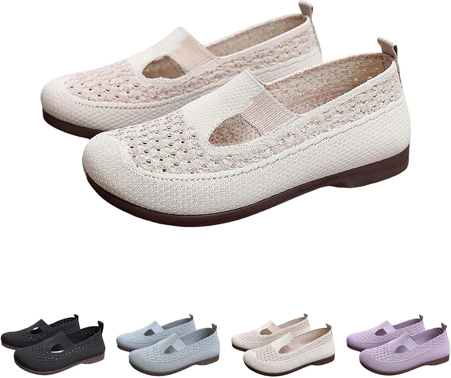 Athletic Sneakers for Women Orthopedic Wide Width Non Slip Lightweight Summer Shoes Running Walking Training Sneaker