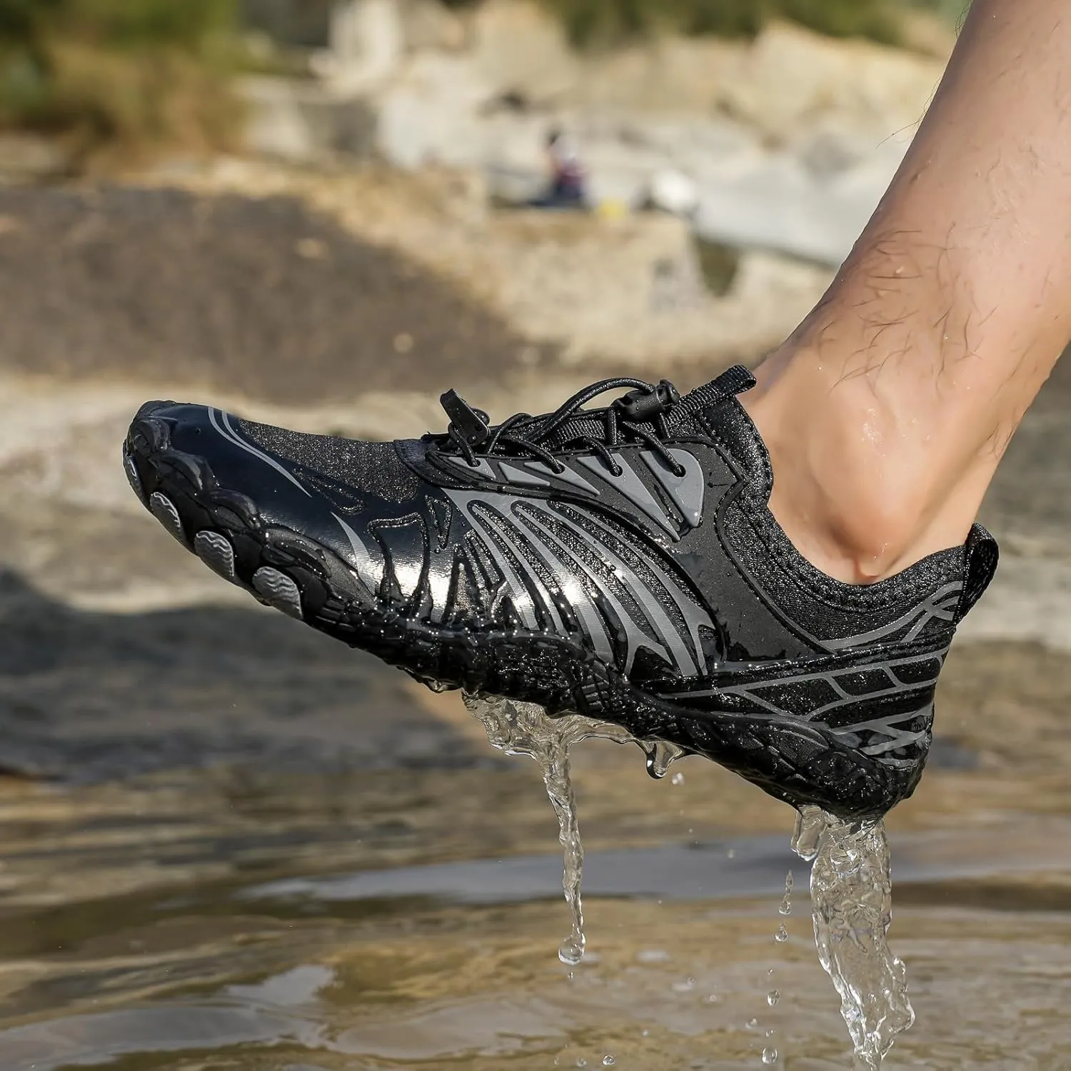 Footwear Pro Hike Barefoot Shoes Women Men Waterproof Trail Running Healthy & Non-Slip Barefoot Shoes for Women Beach Swim Surf Hiking Walking Shoes