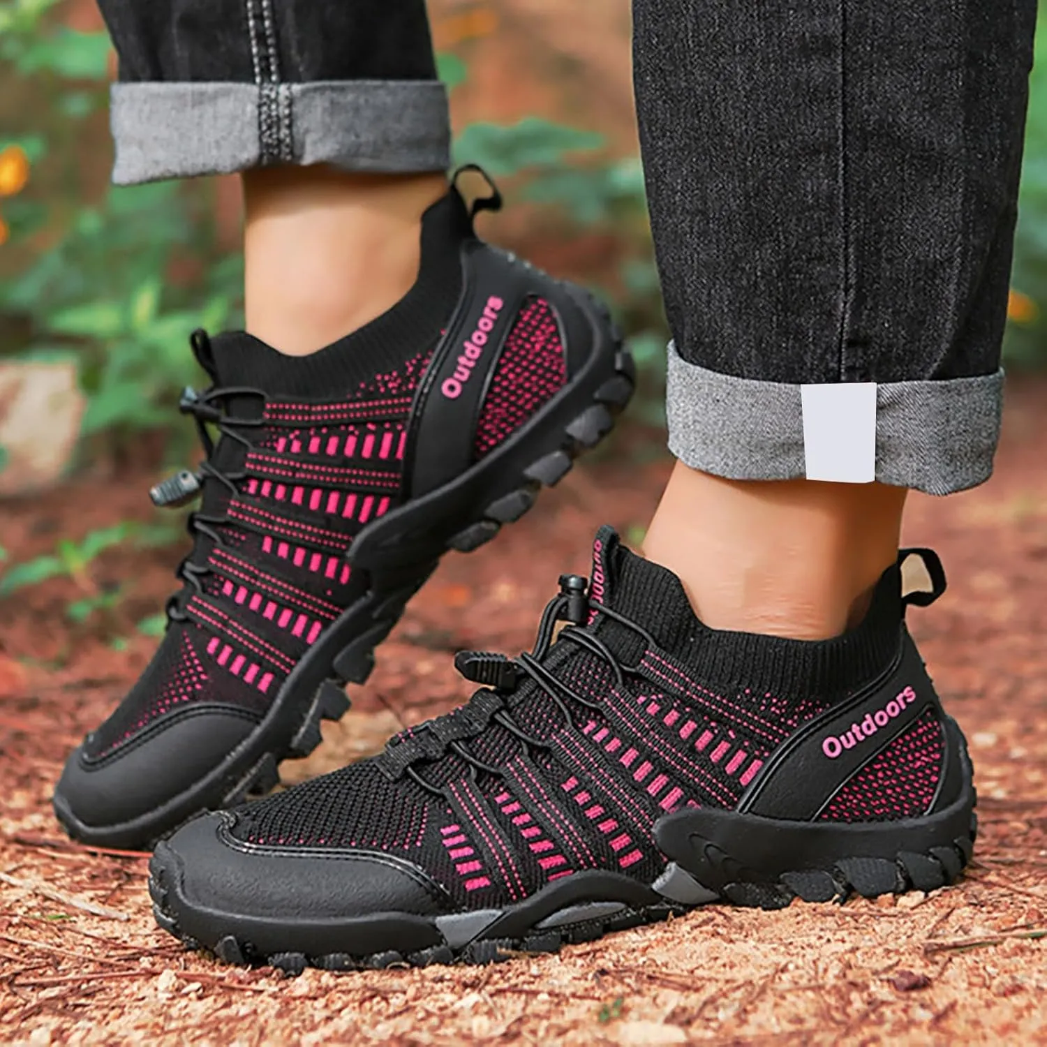 Slip on Walking Shoes for Women Non Slip Memory Foam Comfortable Running Shoes Breathable Mesh Sports Workout Tennis Shoes Lightweight Fashion Sneakers